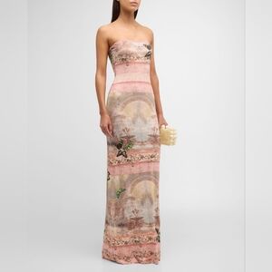 Alice + Olivia DELORA STRAPLESS MAXI DRESS, Size 0, 48 Inches